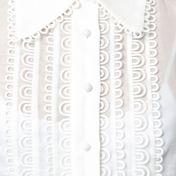 Zimmermann Cream Doley Blouse NWT Size S/1 - Picture 5 of 6